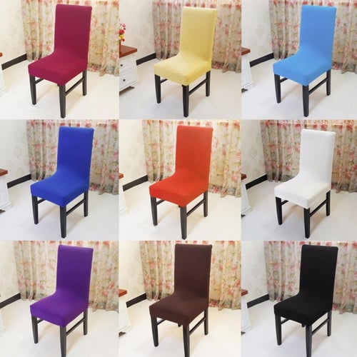 Stretch Spandex Slipcovers Seat Wedding Restaurant Dining Room Party Chair Cover 