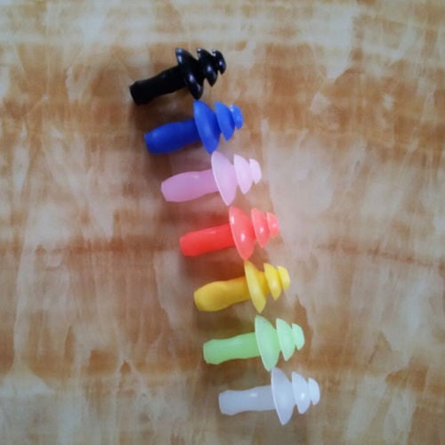 For Study Sleep Silicone Ear Plugs Anti Noise Snore Earplugs Comfortable 1 pair 