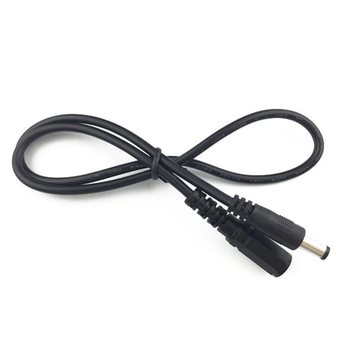 1M DC Power Male to Female Barrel Plug Connector Extension Cable 5.5mm x 2.1mm 