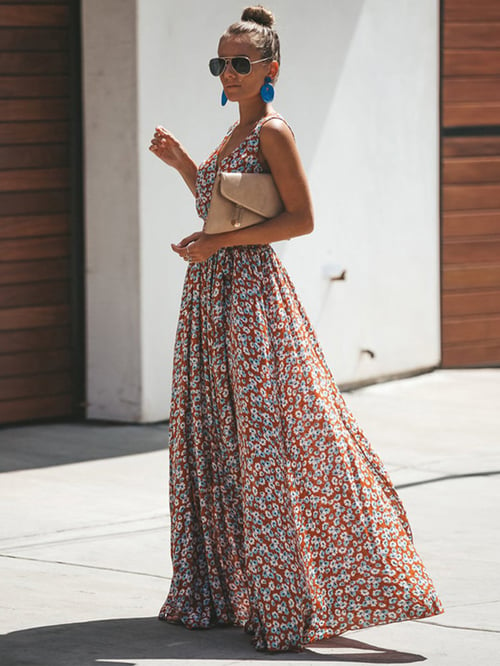 Jastie Women Summer Dress Floral Print Maxi Dresses Bohemian Hippie Beach  Long Dress Women's Clothing 2022 vestidos de verano - buy Jastie Women  Summer Dress Floral Print Maxi Dresses Bohemian Hippie Beach