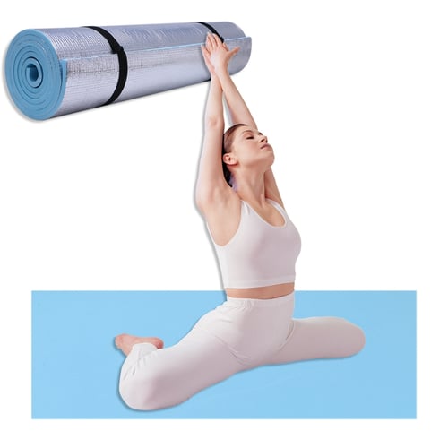 15mm Thick Yoga Mat Exercise Fitness Pilates Camping Gym Meditation Pad Non-Slip 
