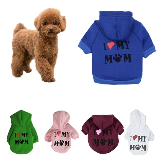 Cute Dog Pet Clothing Winter Warm T Shirt Apparel Howstar Puppy Cartoon Sweater 