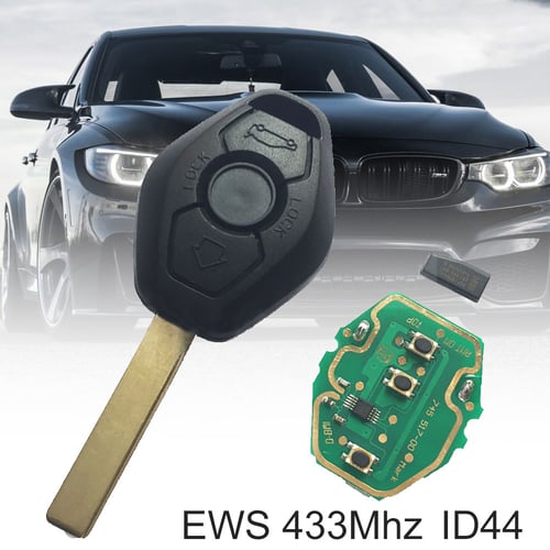 3 Buttons Remote Key For BMW 3 5 7 Series E38 E39 E46 433MHZ/ 315MHZ PCF7935 EWS 