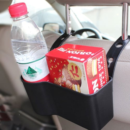 Car Headrest Seat Back Mount Cup Holder/Storage Box Drink Cup Holder Organize 