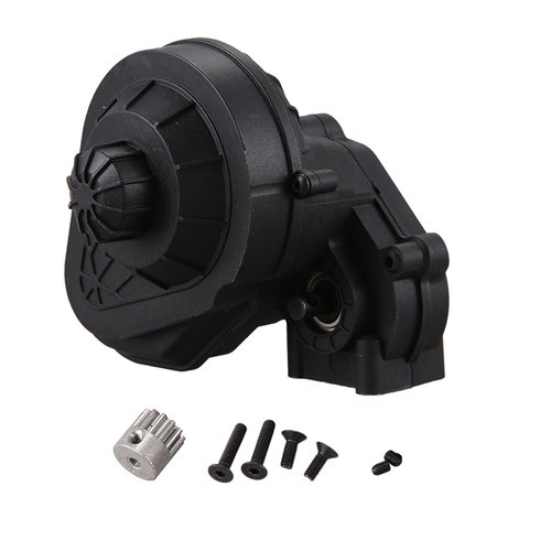 Complete Gearbox Transmission Gears Set for 1/10 RC Crawler Car Axial SCX10 SCX10 II 90046 Upgrade Parts Black 