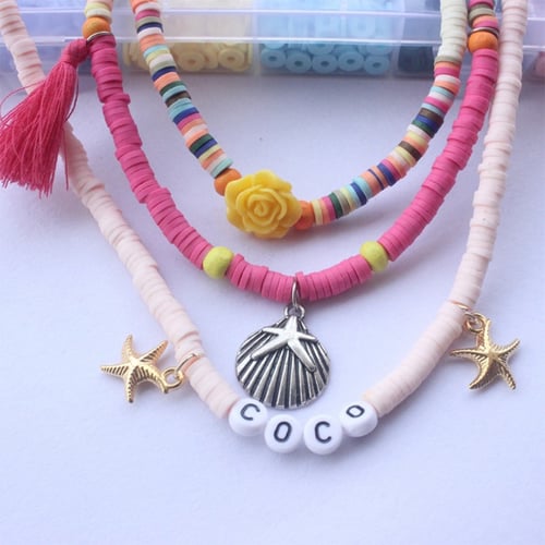 10X Gold Starfish Rhinestone Connector Charm Beads DIY Bracelet Necklace Making 