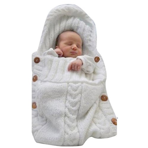 Baby Sleeping Bags Newborn Floral Sleepy Gown Knotted Romper Sleepwear Headband 0-6 Months 0-6 Months, Dark Pink 