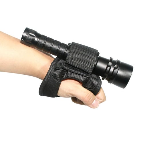 Durable Neoprene Light Holder Glove for Scuba Diving Torch LED Flashlight 