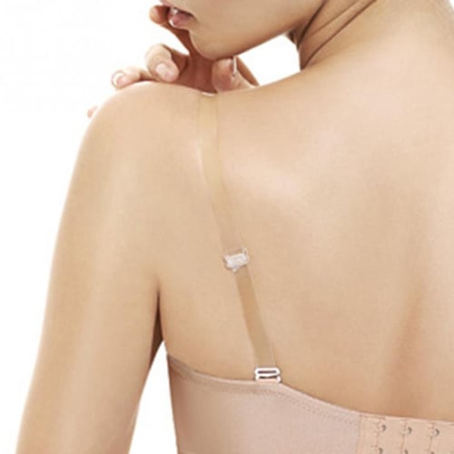 Lady Bra Straps Invisible No-slip Removable Shoulder Strap Dress Accessories TO 