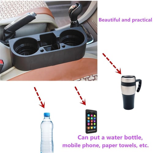 Universal Mount Drink Bottle Phone Organizer Auto Car Vehicle Cup Holder Stand 