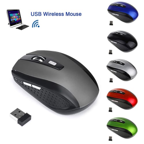 2.4Ghz Wireless Optical 1200DPI Gaming Mouse Mice & USB Receiver For PC Laptop 