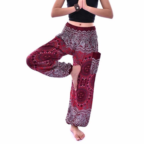 Jaycosin Pants Women Cotton Thai Harem Trousers Boho Festival Hippy Smock  High Waist Pants Full Length Stacked Sweatpants Women - buy Jaycosin Pants  Women Cotton Thai Harem Trousers Boho Festival Hippy Smock