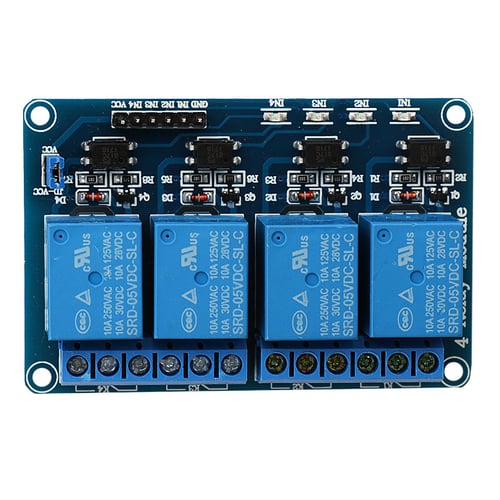 5V Four 4-CH Channel Relay Module With optocoupler For PIC AVR DSP ARM Arduino 
