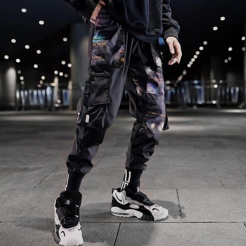 Streetwear Men Hip Hop Black Cargo Pants joggers Sweatpants Overalls Men  Ribbons Harem Pants Women Fashion Trousers Dropshipping - buy Streetwear  Men Hip Hop Black Cargo Pants joggers Sweatpants Overalls Men Ribbons