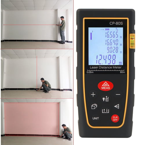 40/60/80/100m Digital Laser Distance Meter Tool Range Finder Measure Diastimeter 