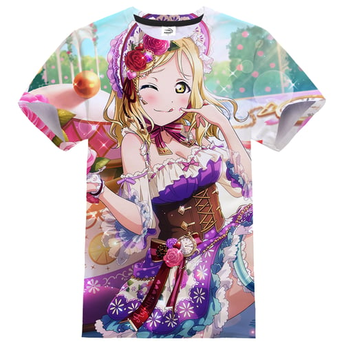 Anime Love Live Kawaii Girl 3D Printed T-shirt Men Women Summer Fashion  Casual Short Sleeve Unisex Hip Hop Streetwear Cool Tops - buy Anime Love  Live Kawaii Girl 3D Printed T-shirt Men