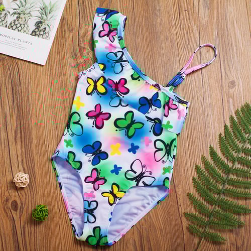 Toddler Baby Girls Swimwear 210Y Girls Swimsuit One piece Children