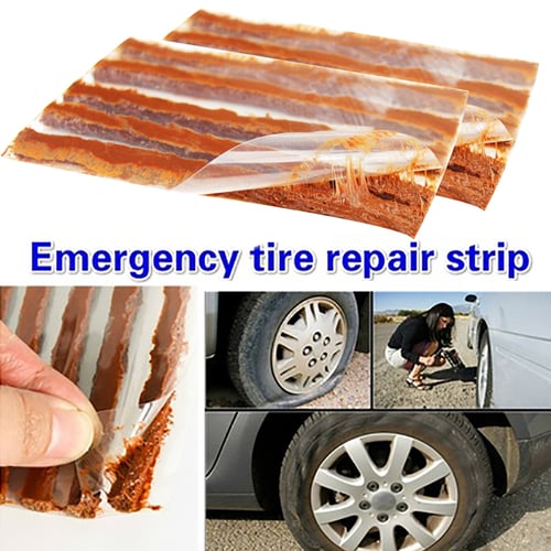 Lots 10pcs Car Tyre Tubeless Seal Strip Plug Tire Puncture Repair Recovery _BE 
