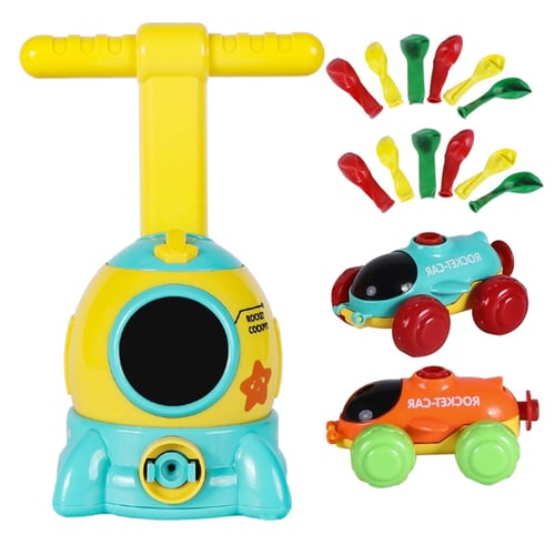 Balloon car toy Fun Inertia Balloon Launcher & Rocket Man RaceCar Toys Gift 
