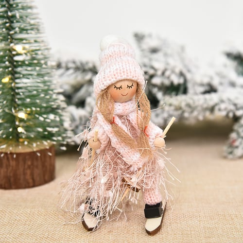 Christmas Tree cartoon Angel Hanging Pendant Doll Xmas Holiday Party Decor Hot 
