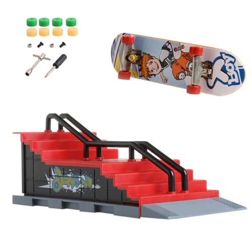 Lisanl Rampe de skate Park pour planche Tech Deck Ultimate Parks a 
