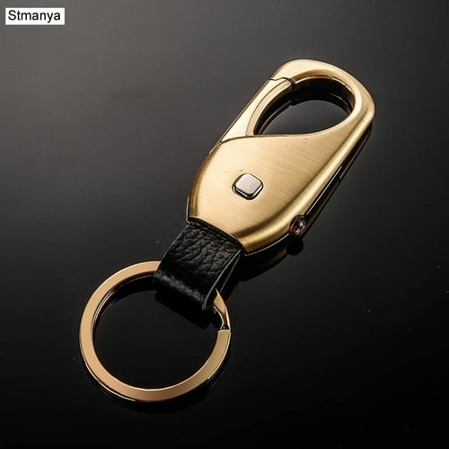 New Fashion Men's Car Waist Hanging Metal Keychain, Metal Key Ring