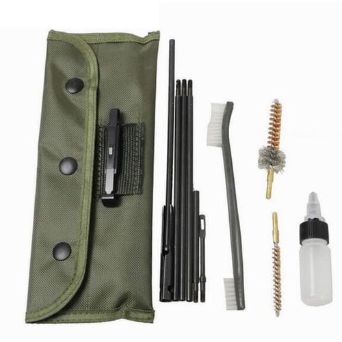 Rifle Gun Cleaning Kit Set for 5.56mm .223 .22 Caliber Nylon Brush Cleaner F5 