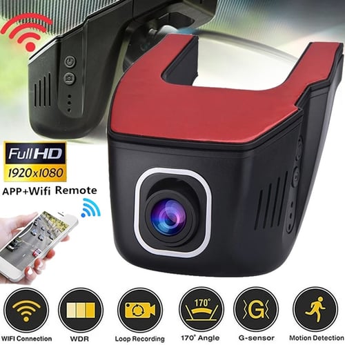 Car WiFi Hidden Driving Recorder Loop Recording Night Vision Wireless Dash  Cam