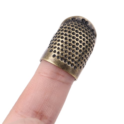 1pc  Metal Retro Sewing Thimble Pin Needles Finger Protector Sewing Thimble DIY 