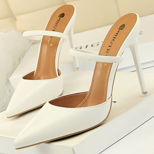 BIGTREE Shoes Woman Pumps Pointed Toe Women Heels Pu Leather High Heels  Shoes Women Sexy Stiletto Heels Office Shoes Slippers - buy BIGTREE Shoes  Woman Pumps Pointed Toe Women Heels Pu Leather