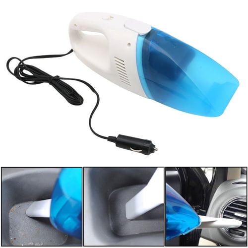 1pc Car Vacuum Cleaner With High Power, Corded, Rechargeable, Handheld,  Wet/dry, Dual Use, 3300pa Suction For Home And Car