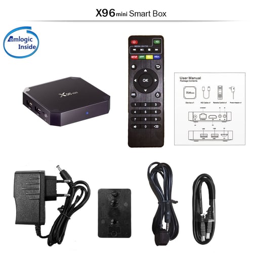X96MINI Amlogic S905W Android 7.1.2 Quad Core Smart TV BOX MINI PC 4K Media 1+8G 