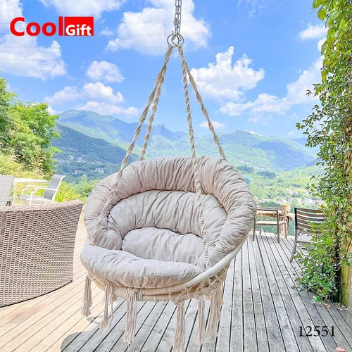 Swing chair portable outlet