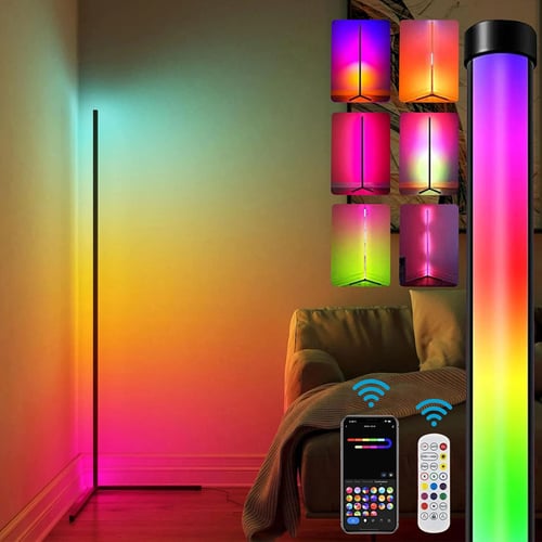 Led floor lamp corner discount