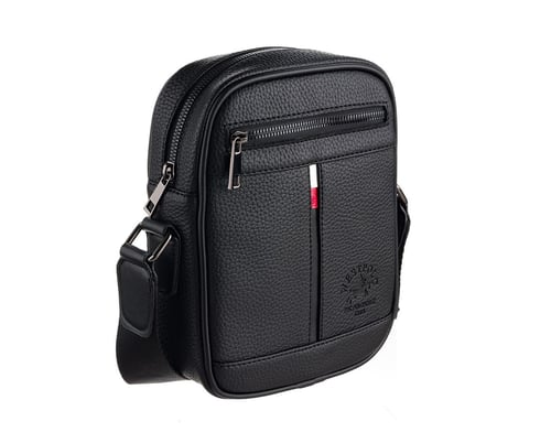 Polo men's deals leather bag