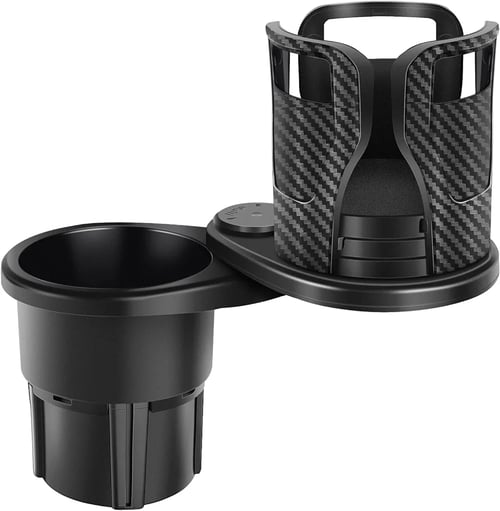 2-in-1 Car Cup Holder Expander Cupholder Adapter Auto Interior Expandable  Organizer Storage Accessories