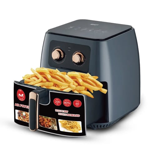 Get Black&Decker AF350-B5 Airfryer, 4.5 liter, Rapid Air Convection Manual  Aerofry - Black with best offers