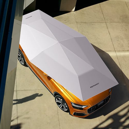 Portable umbrella online car roof cover