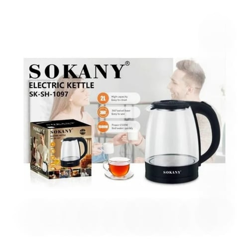 1pc Sokany Plug-in Type 1l High Power Electric Kettle Sk-613