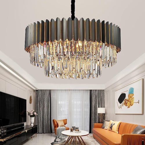 Hanging outlet crystal chandelier