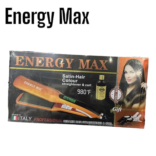 Satin hair colour straightener & curl sale