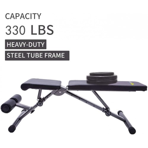 Bodyfit Free Weight Foldable Portable Adjustable Exercise Bench For Home  Gym Use Up To 150kg Weight Support Size 120x28x44cm - buy Bodyfit Free  Weight Foldable Portable Adjustable Exercise Bench For Home Gym
