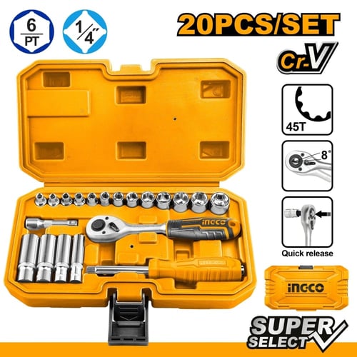 Ingco socket set sale