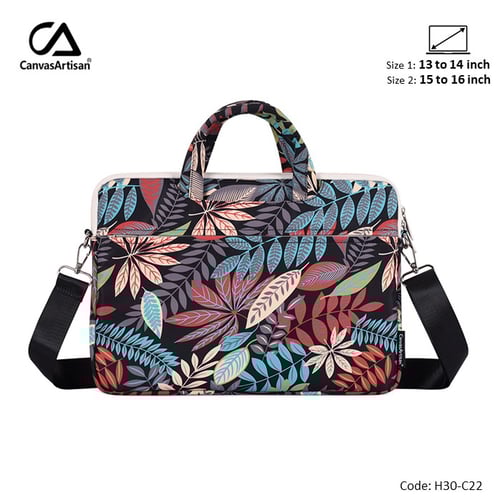 Canvas artisan laptop online sleeve