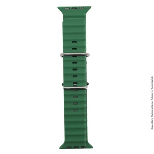 Fluoroelastomer watch band clearance