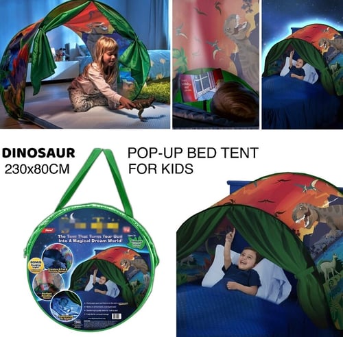 Bed tent cheap dinosaur