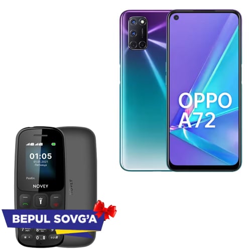 Smartfon Oppo A72 4/128GB, Global, Aurora Purple + Sovg'a ...