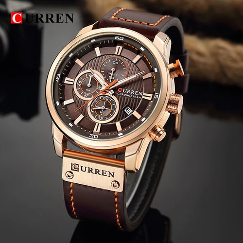 Curren Men s Quartz Watch High Quality Brand Watch Chronograph