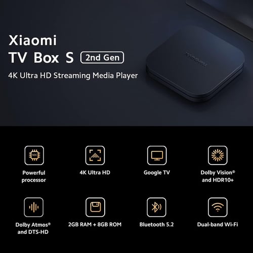 Chinese Tv Appxiaomi Mi Tv Box S 2nd Gen 4k Ultra Hd With Google
