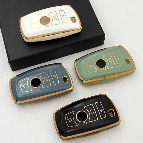 For BMW Key Fob Cover,Soft TPU Full Protection Key Fob Case for